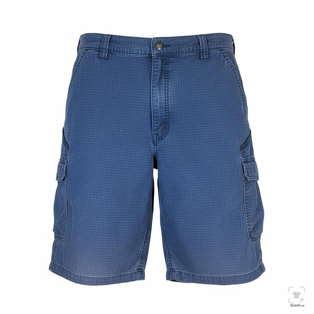 Carhartt Cargo Shorts Mens 46 Blue Relaxed Fit 8 Inseam Canvas Pockets